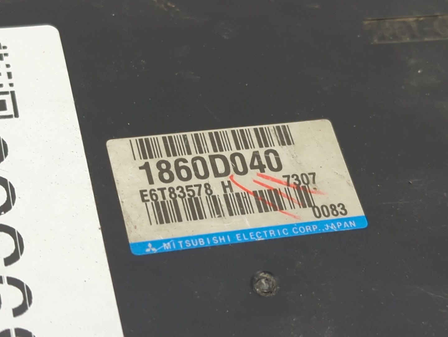 2016-2017 Mitsubishi Outlander Sport PCM Engine Control Computer ECU ECM PCU OEM P/N:1860D040 E6T83578 Fits Fits 2016 2017 O