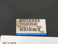 2016-2017 Mitsubishi Outlander Sport PCM Engine Control Computer ECU ECM PCU OEM P/N:1860D040 Fits Fits 2016 2017 OEM Used A