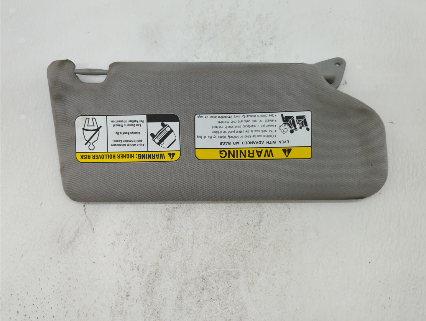 2017 Mitsubishi Outlander Sport Sun Visor Shade Replacement Driver Left Mirror Fits OEM Used Auto Parts - Oemusedautoparts1.