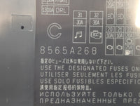 2012-2017 Mitsubishi Outlander Sport Fusebox Fuse Box Panel Relay Module P/N:8565A268 Fits Fits 2012 2013 2014 2015 2016 201