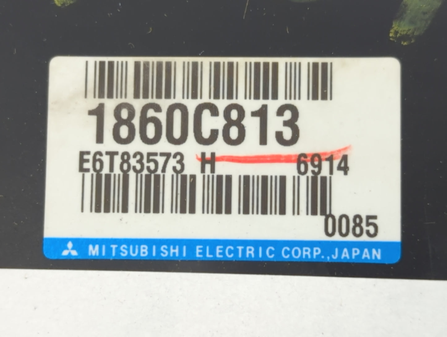 2016-2017 Mitsubishi Rvr PCM Engine Control Computer ECU ECM PCU OEM P/N:E6T83573 1860C813 Fits Fits 2016 2017 OEM Used Auto