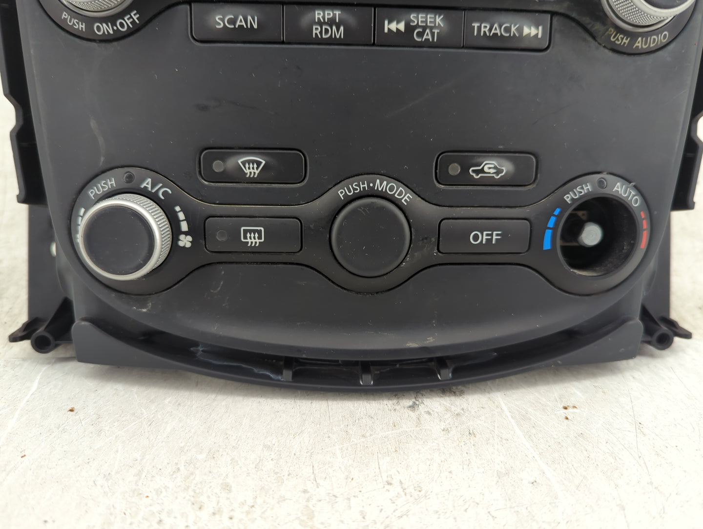 2009-2020 Nissan 370z Climate Control Module Temperature AC/Heater Replacement Fits OEM Used Auto Parts - Oemusedautoparts1.