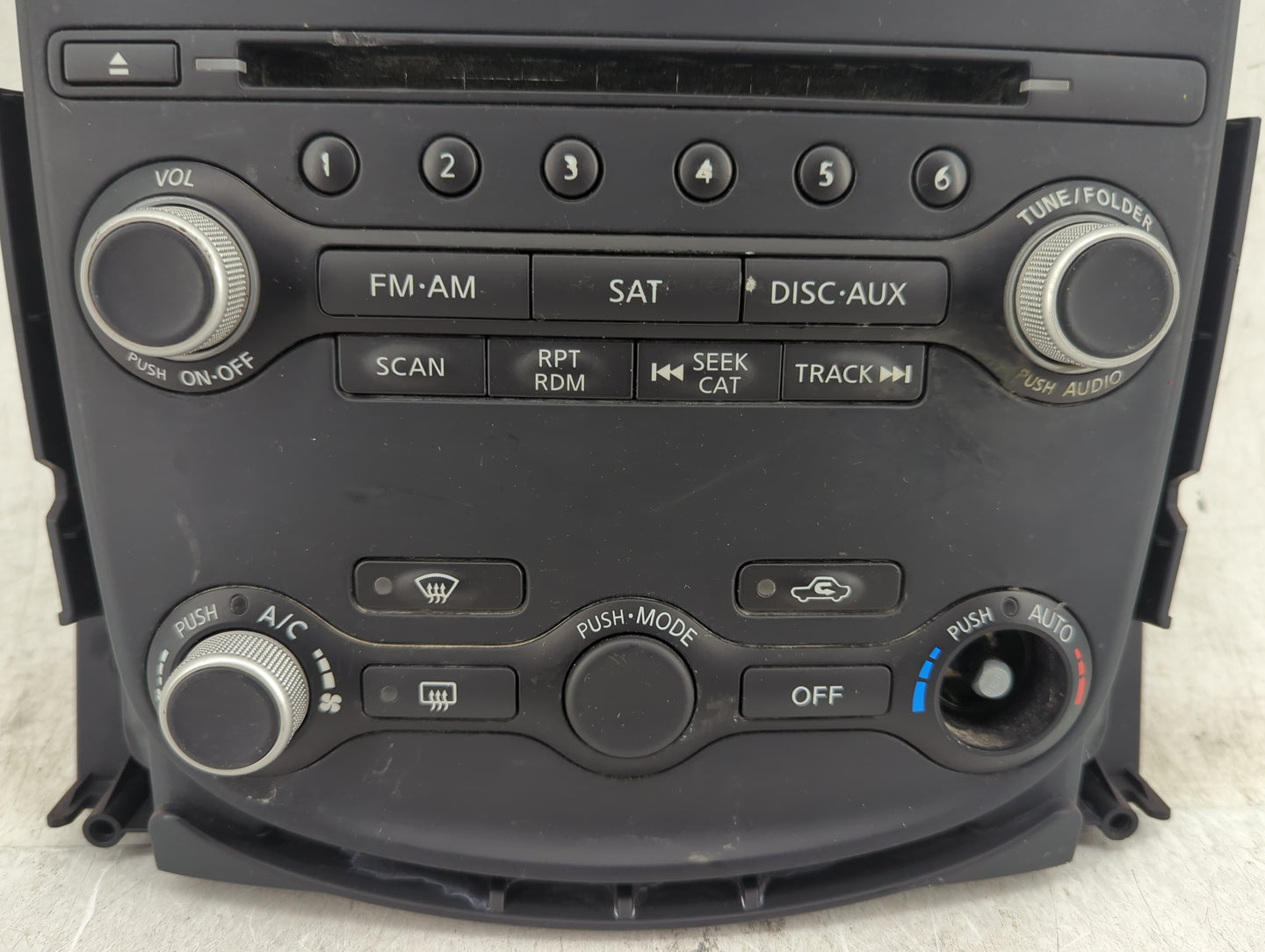 2009-2020 Nissan 370z Climate Control Module Temperature AC/Heater Replacement Fits OEM Used Auto Parts - Oemusedautoparts1.
