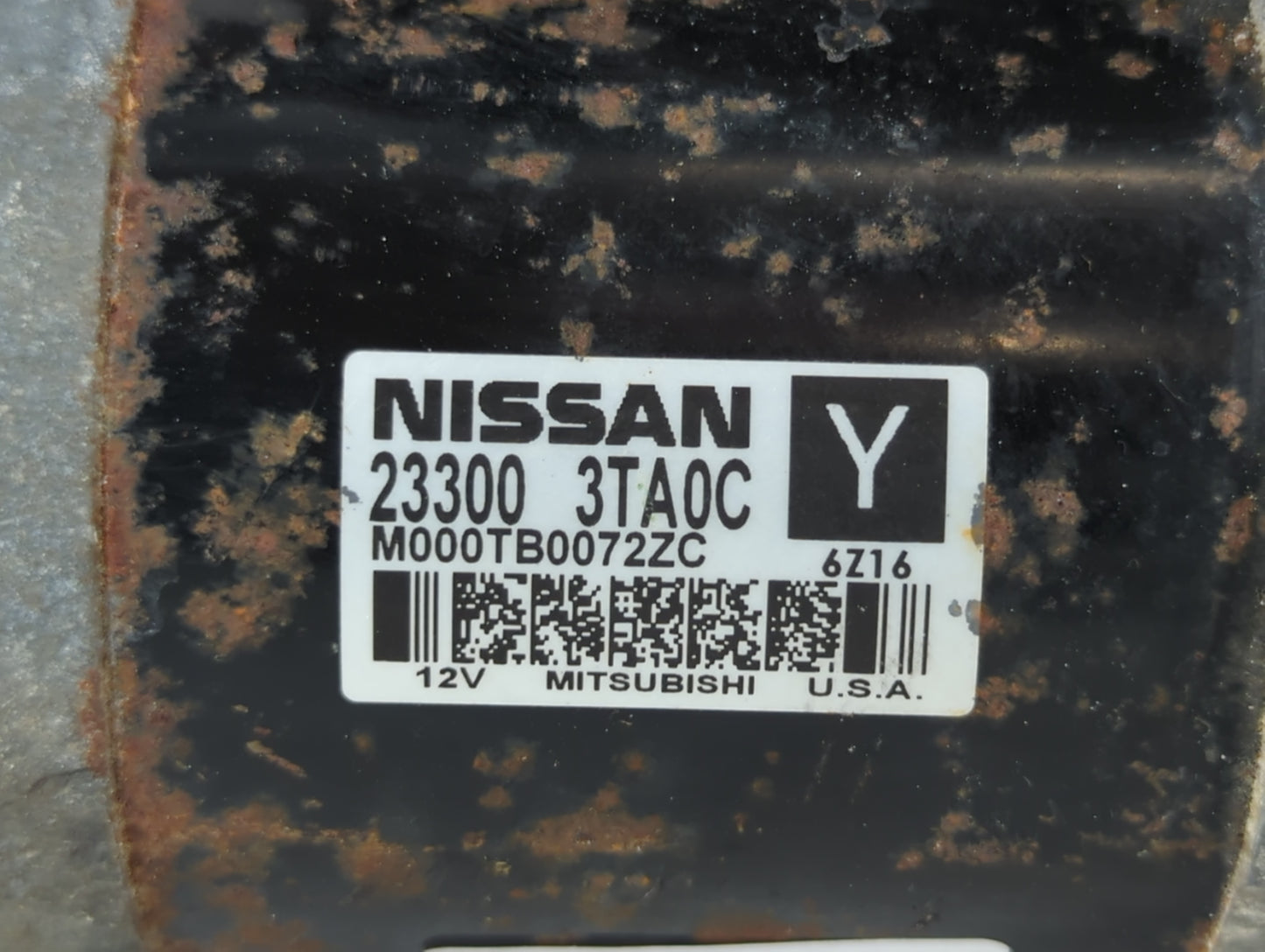 2013-2018 Nissan Altima Car Starter Motor Solenoid OEM P/N:23300 3TA0C Fits Fits 2013 2014 2015 2016 2017 2018 OEM Used Auto