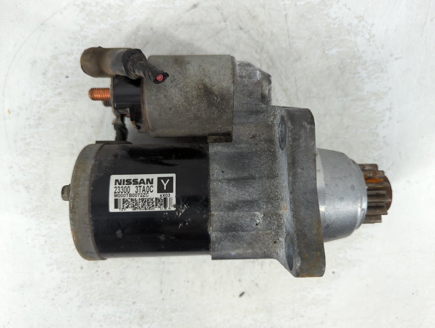 2013-2018 Nissan Altima Car Starter Motor Solenoid OEM P/N:23300 3TA0C Fits Fits 2013 2014 2015 2016 2017 2018 OEM Used Auto