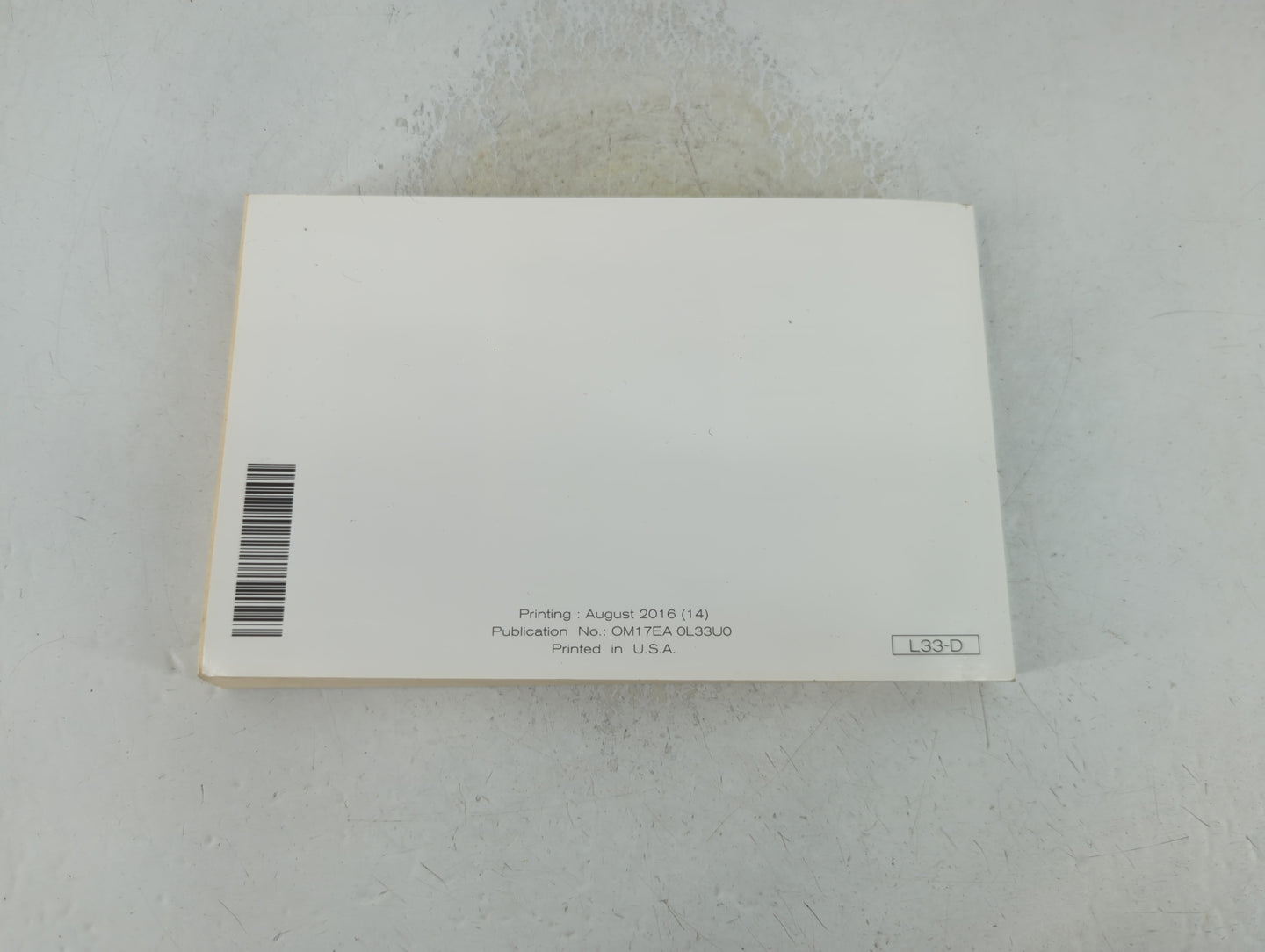 2017 Nissan Altima Owners Manual Book Guide P/N:OM17EA 0L33U0 OEM Used Auto Parts - Oemusedautoparts1.com