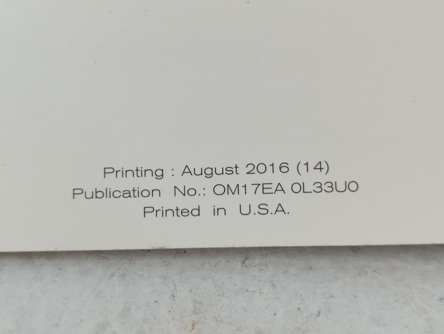 2017 Nissan Altima Owners Manual Book Guide P/N:OM17EA 0L33U0 OEM Used Auto Parts - Oemusedautoparts1.com