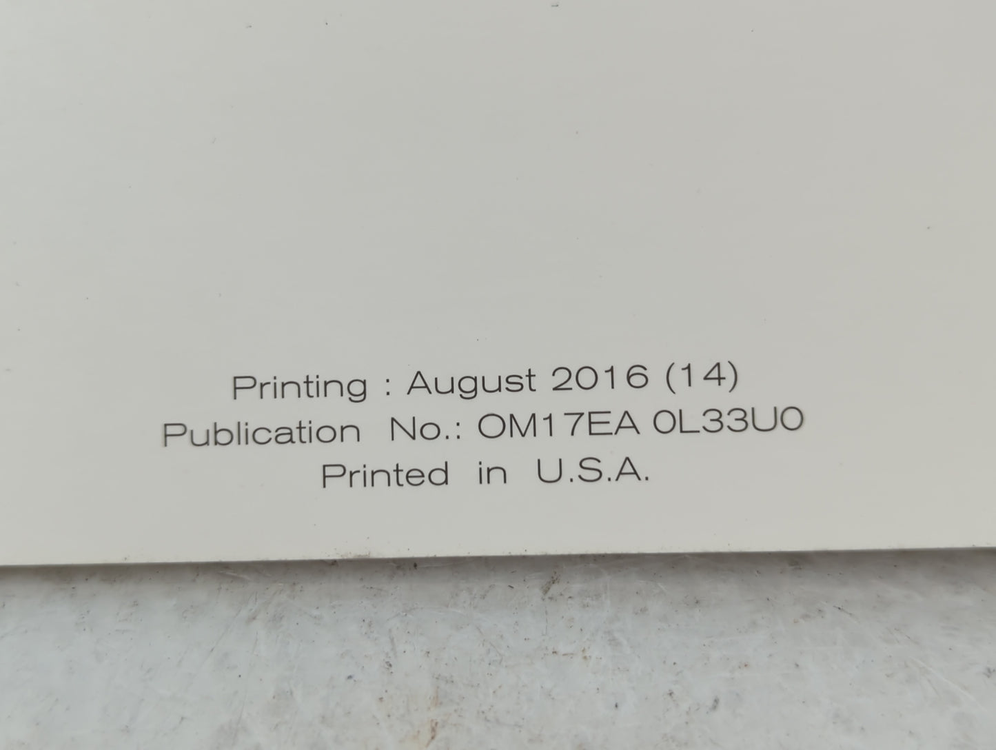 2017 Nissan Altima Owners Manual Book Guide P/N:OM17EA 0L33U0 OEM Used Auto Parts - Oemusedautoparts1.com