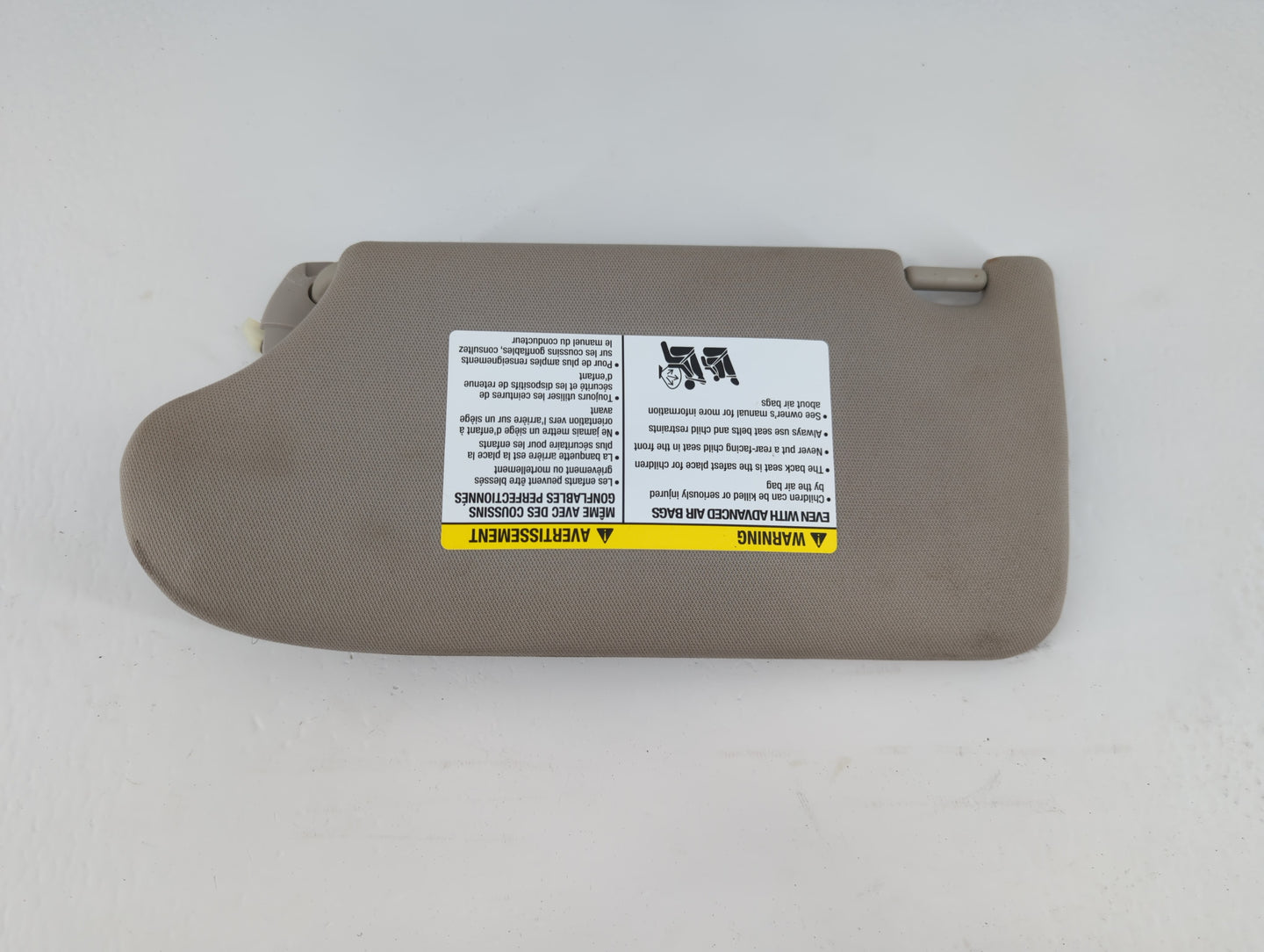 2013-2018 Nissan Altima Sun Visor Shade Replacement Passenger Right Mirror Fits Fits 2013 2014 2015 2016 2017 2018 OEM Used 