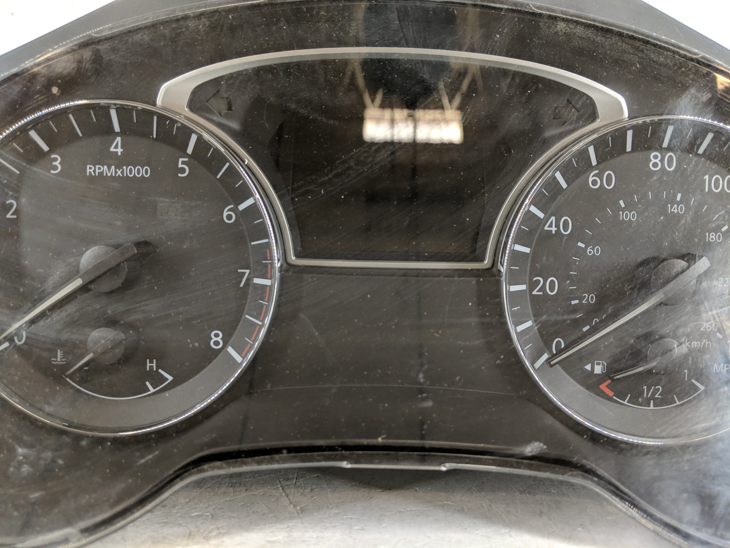 2017 Nissan Altima Instrument Cluster Speedometer Gauges P/N:24810 9HT8A Fits OEM Used Auto Parts - Oemusedautoparts1.com