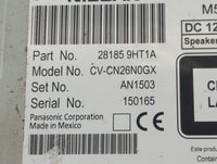 2017-2018 Nissan Altima Radio AM FM Cd Player Receiver Replacement P/N:28185 9HT1A Fits Fits 2017 2018 OEM Used Auto Parts -