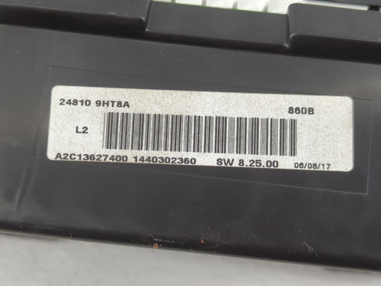 2017 Nissan Altima Instrument Cluster Speedometer Gauges P/N:24810 9HT8A Fits OEM Used Auto Parts - Oemusedautoparts1.com
