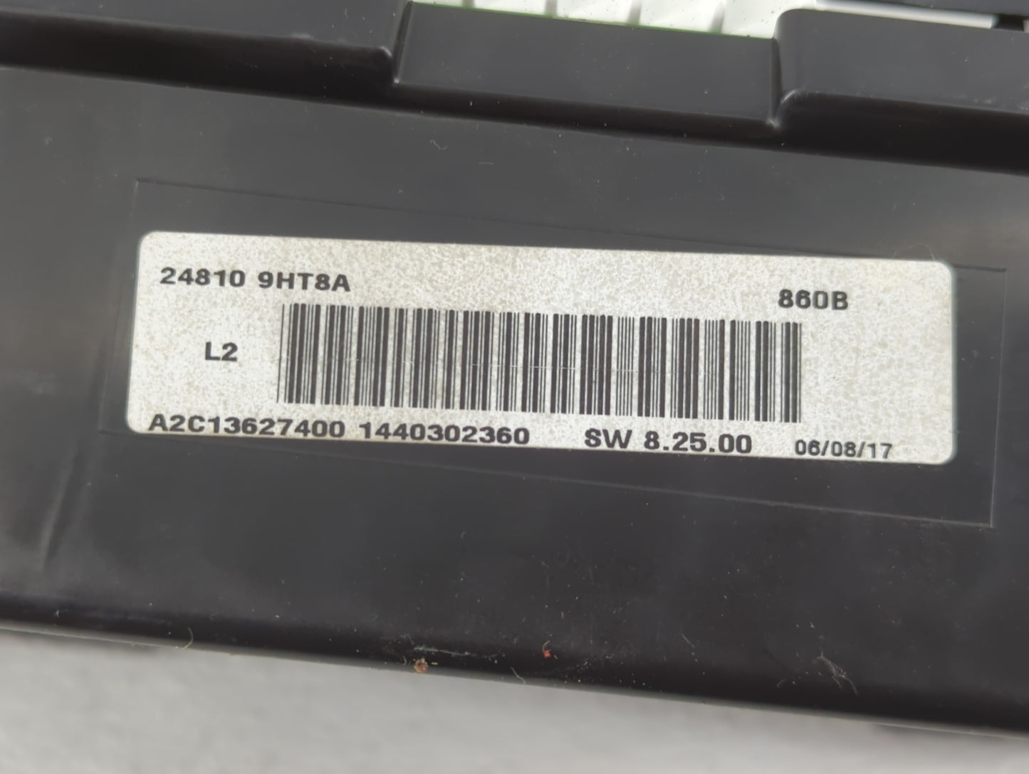2017 Nissan Altima Instrument Cluster Speedometer Gauges P/N:24810 9HT8A Fits OEM Used Auto Parts - Oemusedautoparts1.com