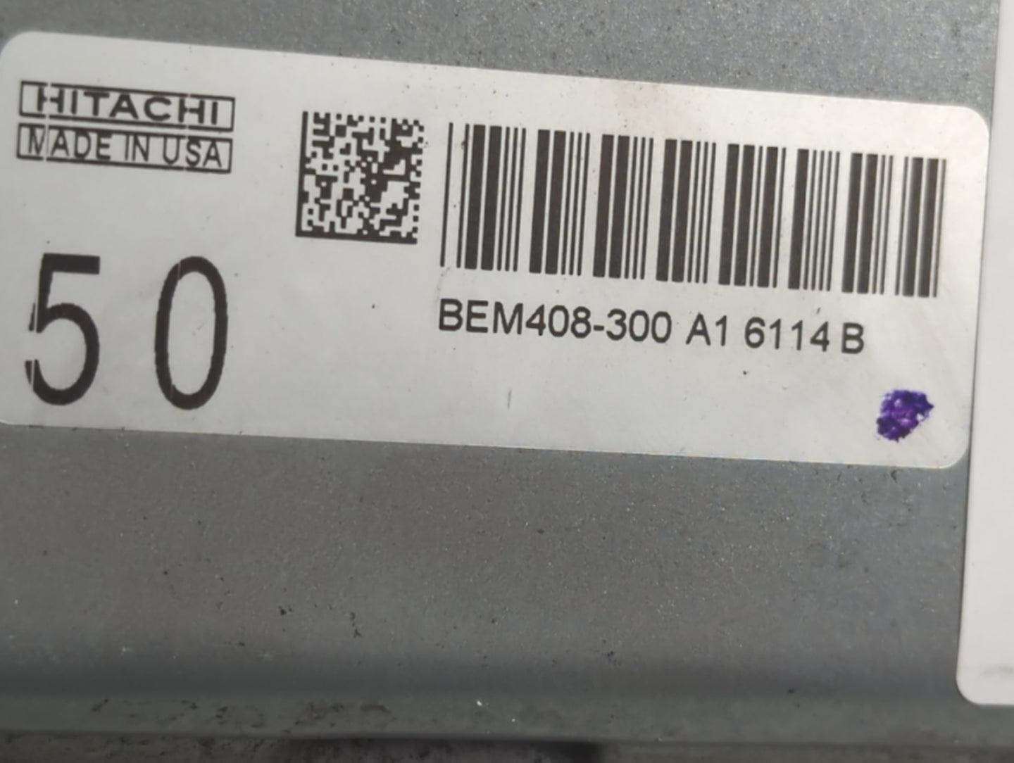 2016-2017 Nissan Altima PCM Engine Control Computer ECU ECM PCU OEM P/N:BEM408-300 Fits Fits 2016 2017 OEM Used Auto Parts -