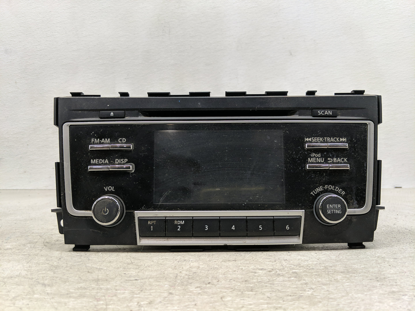 2017-2018 Nissan Altima Radio AM FM Cd Player Receiver Replacement P/N:28185-9HT1A Fits Fits 2017 2018 OEM Used Auto Parts -