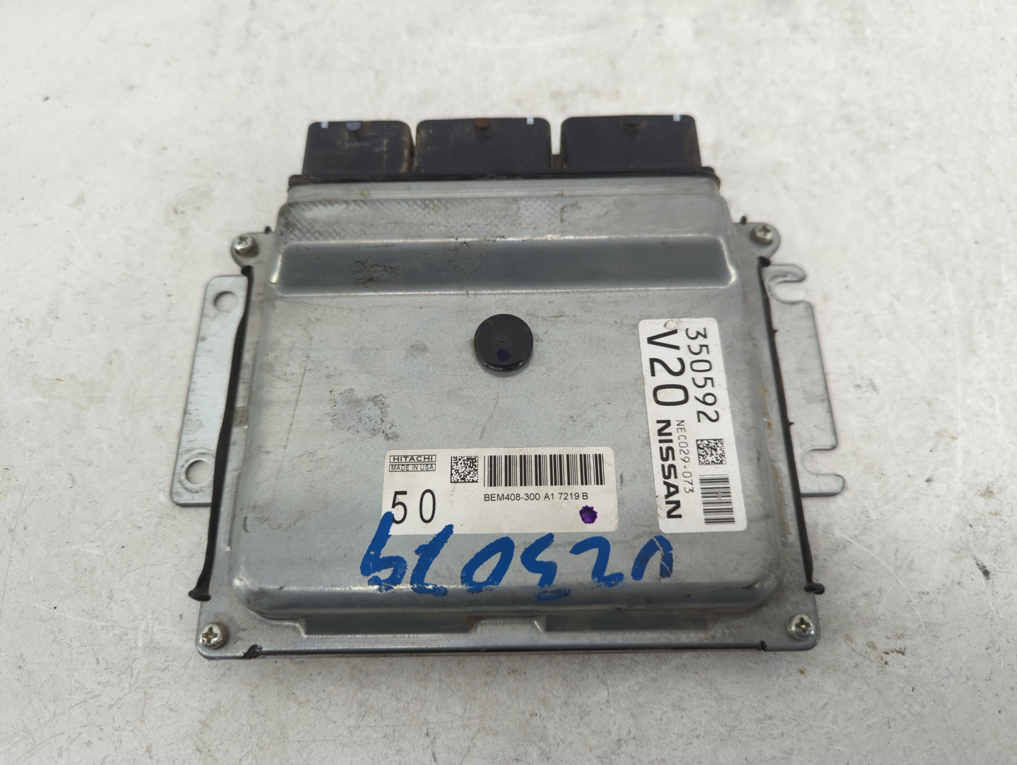 2016-2017 Nissan Altima PCM Engine Control Computer ECU ECM PCU OEM P/N:NEC029-073 Fits Fits 2016 2017 OEM Used Auto Parts -