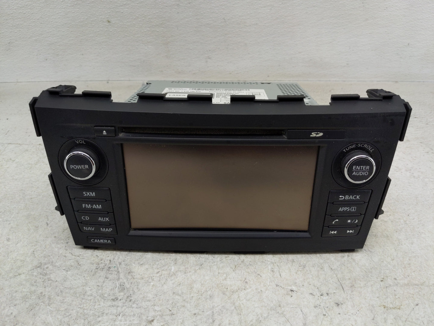 2017 Nissan Altima Radio AM FM Cd Player Receiver Replacement P/N:259159HT2A 7 515 750 073 Fits OEM Used Auto Parts - Oemuse