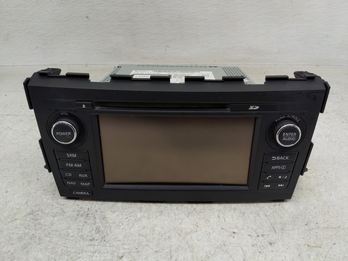 2017 Nissan Altima Radio AM FM Cd Player Receiver Replacement P/N:259159HT2A 7 515 750 073 Fits OEM Used Auto Parts - Oemuse