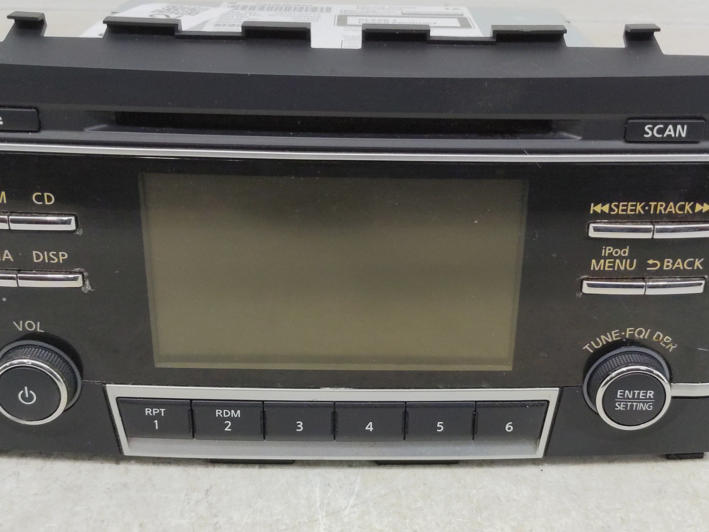 2017-2018 Nissan Altima Radio AM FM Cd Player Receiver Replacement P/N:28185-9HT1A Fits Fits 2017 2018 OEM Used Auto Parts -