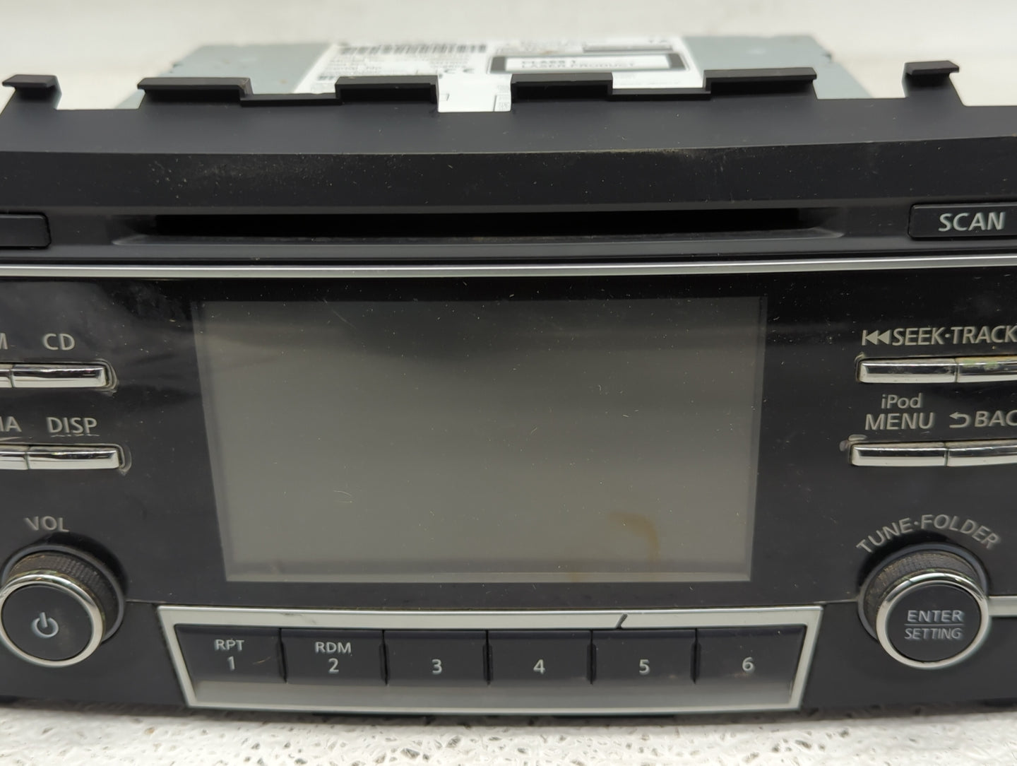2016-2017 Nissan Altima Radio AM FM Cd Player Receiver Replacement P/N:28185 9HT1A Fits Fits 2016 2017 OEM Used Auto Parts -