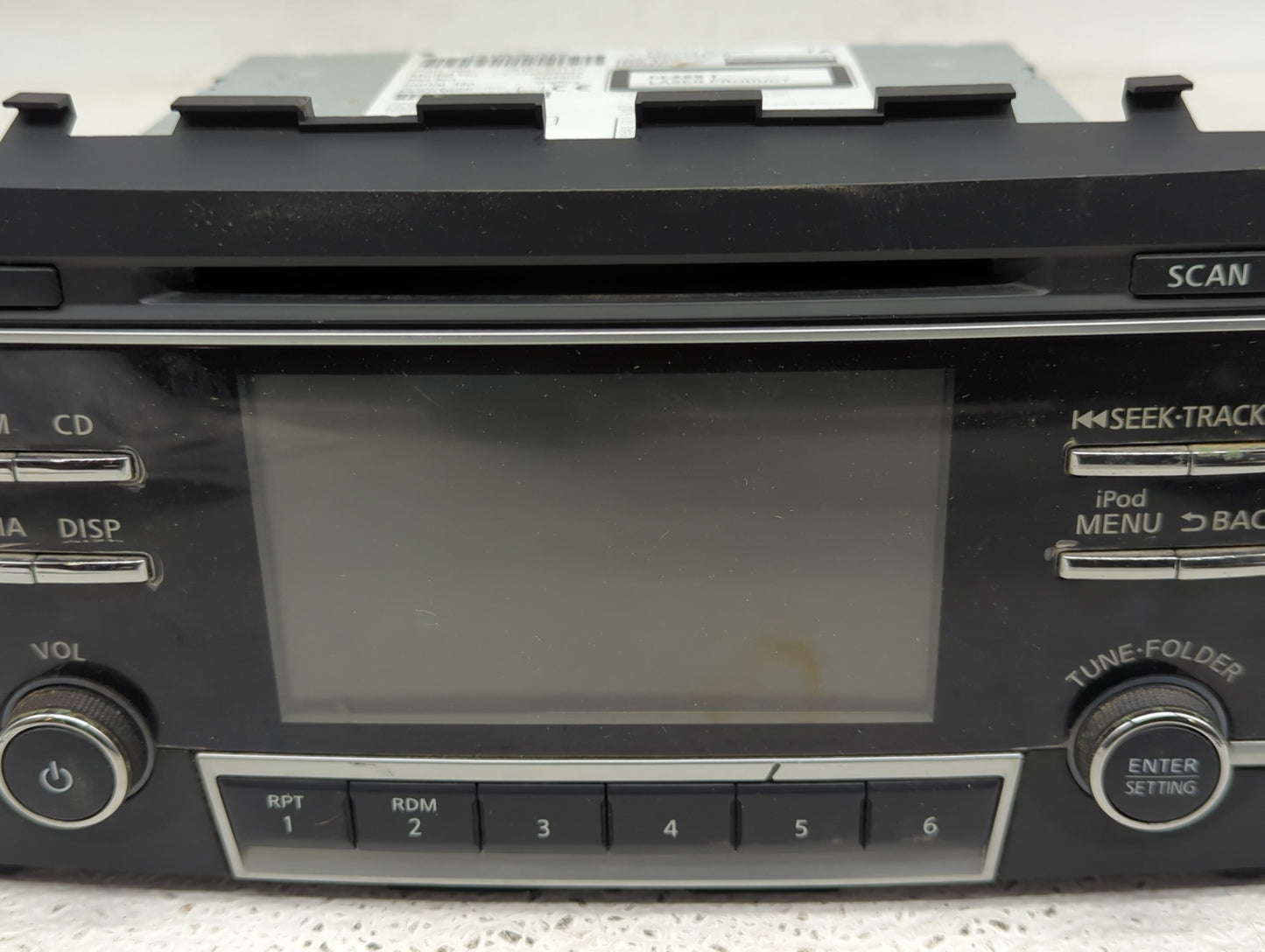 2016-2017 Nissan Altima Radio AM FM Cd Player Receiver Replacement P/N:28185 9HT1A Fits Fits 2016 2017 OEM Used Auto Parts -
