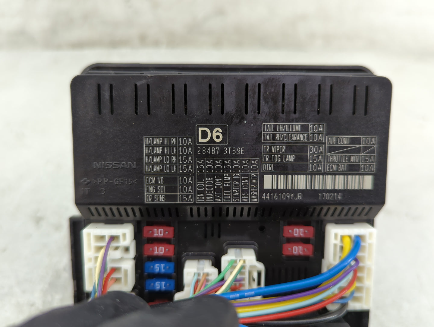 2016-2017 Nissan Altima Fusebox Fuse Box Panel Relay Module P/N:284B7 3TS9E Fits Fits 2016 2017 OEM Used Auto Parts - Oemuse
