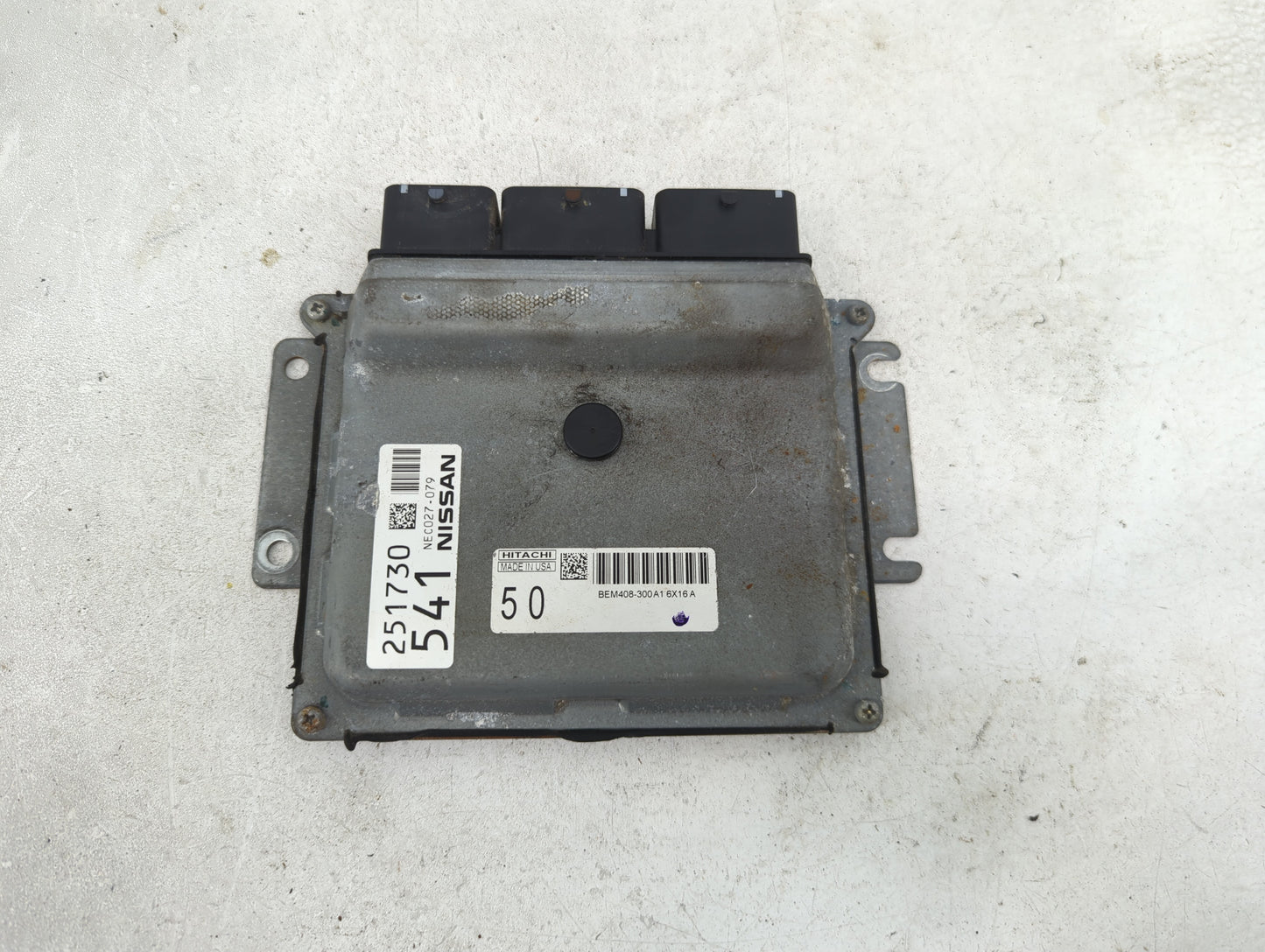 2016-2017 Nissan Altima PCM Engine Control Computer ECU ECM PCU OEM P/N:NEC027-079 Fits Fits 2016 2017 OEM Used Auto Parts -