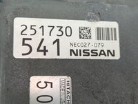 2016-2017 Nissan Altima PCM Engine Control Computer ECU ECM PCU OEM P/N:NEC027-079 Fits Fits 2016 2017 OEM Used Auto Parts -