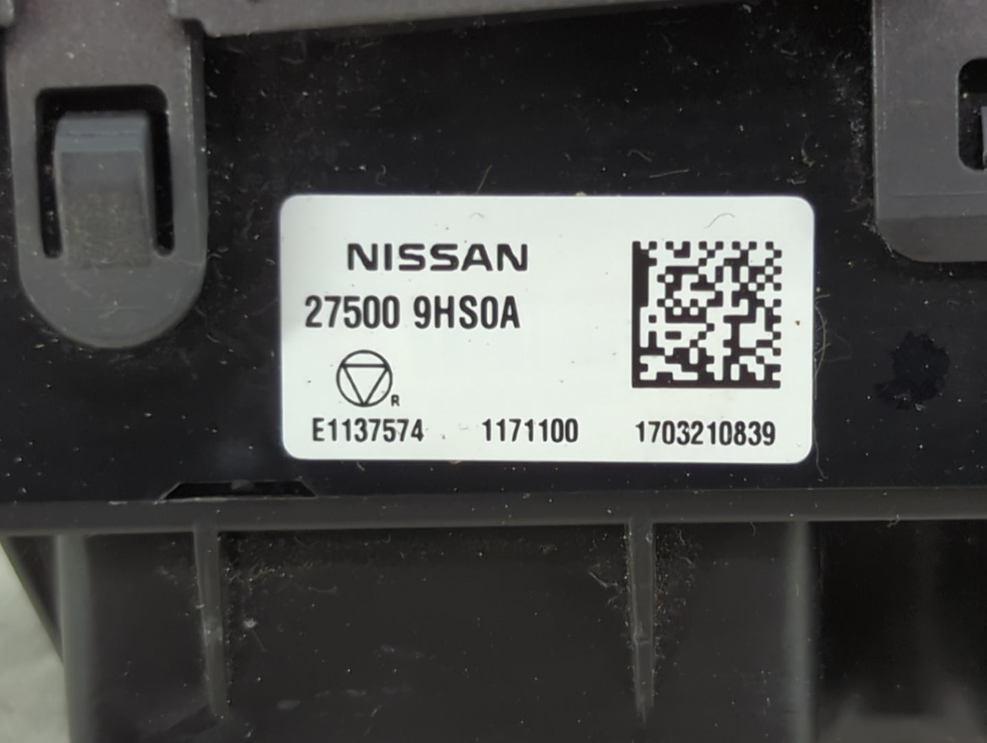 2016-2018 Nissan Altima Climate Control Module Temperature AC/Heater Replacement P/N:27500 9HS0A Fits Fits 2016 2017 2018 OE