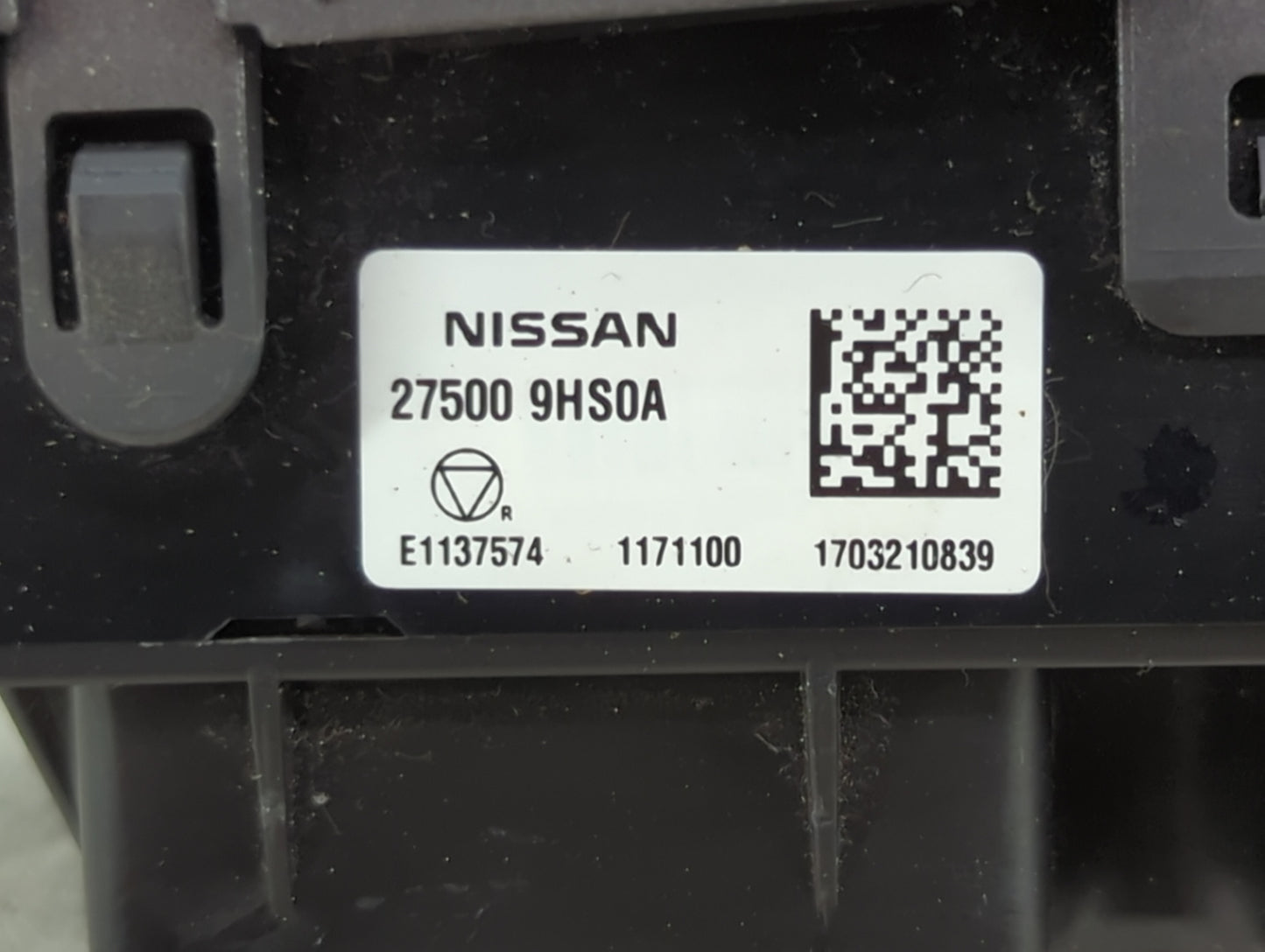2016-2018 Nissan Altima Climate Control Module Temperature AC/Heater Replacement P/N:27500 9HS0A Fits Fits 2016 2017 2018 OE