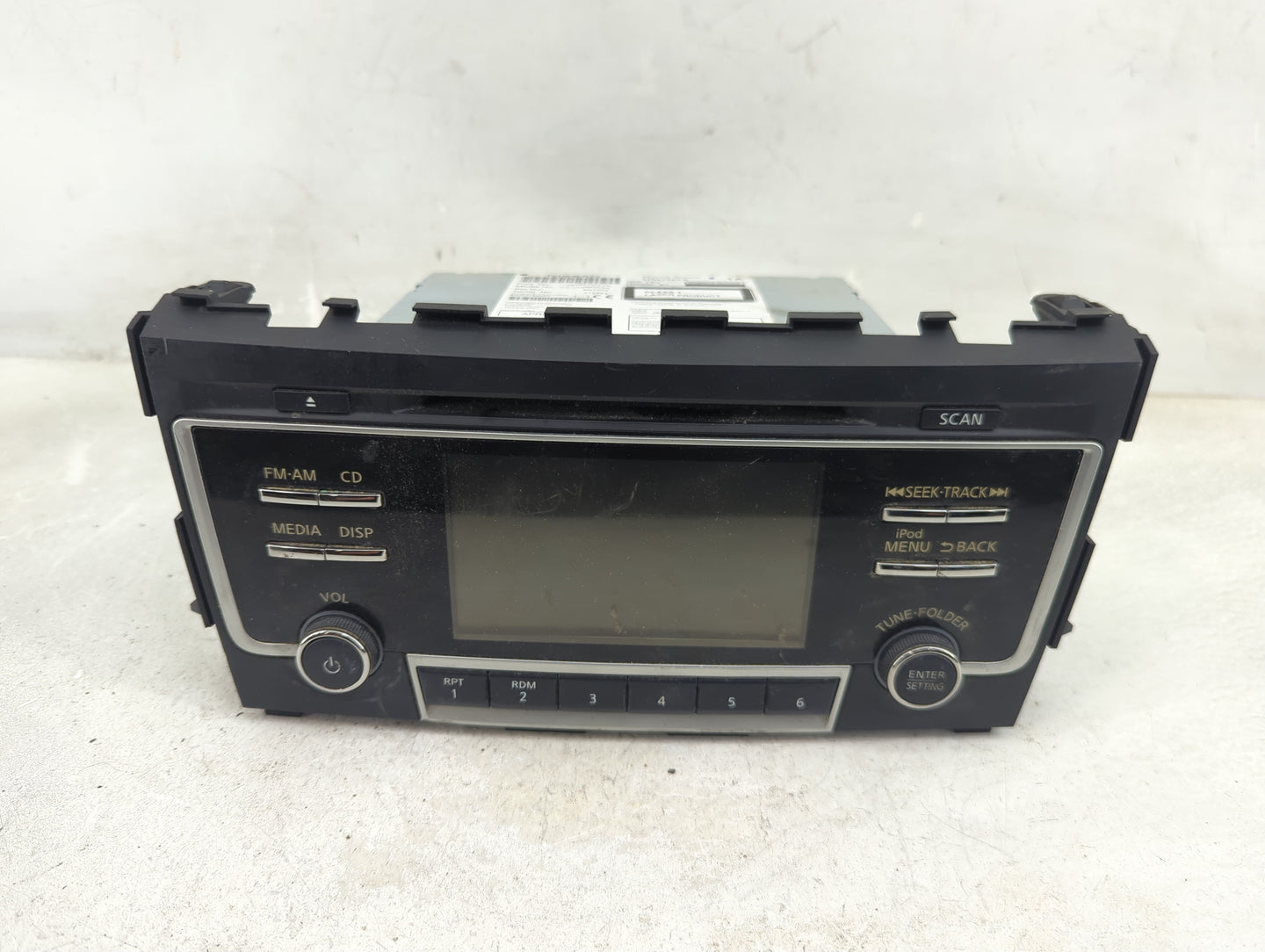 2017 Nissan Altima Radio AM FM Cd Player Receiver Replacement P/N:281859HT1A CV-CN26N0GX Fits OEM Used Auto Parts - Oemuseda