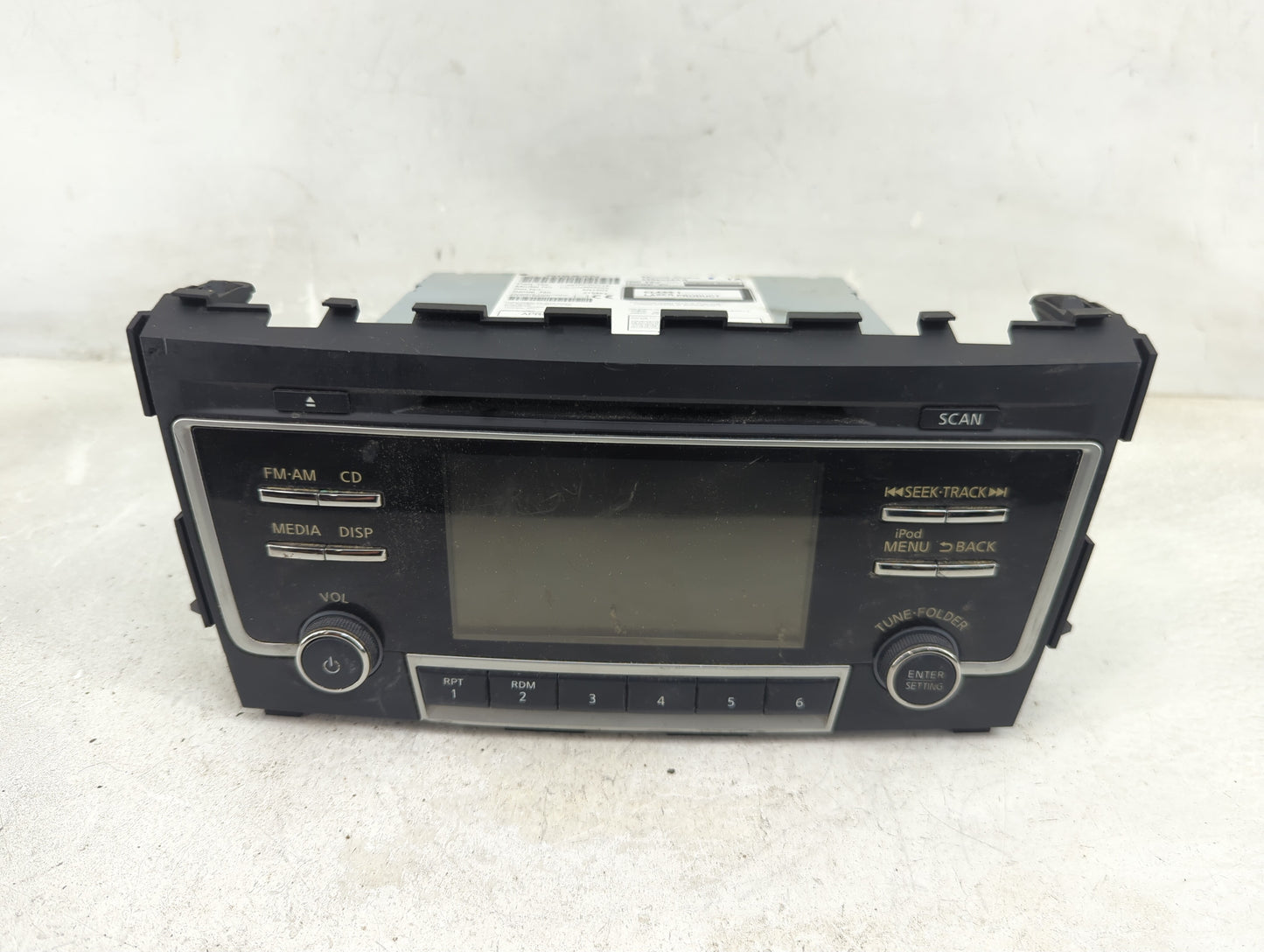 2017 Nissan Altima Radio AM FM Cd Player Receiver Replacement P/N:281859HT1A CV-CN26N0GX Fits OEM Used Auto Parts - Oemuseda