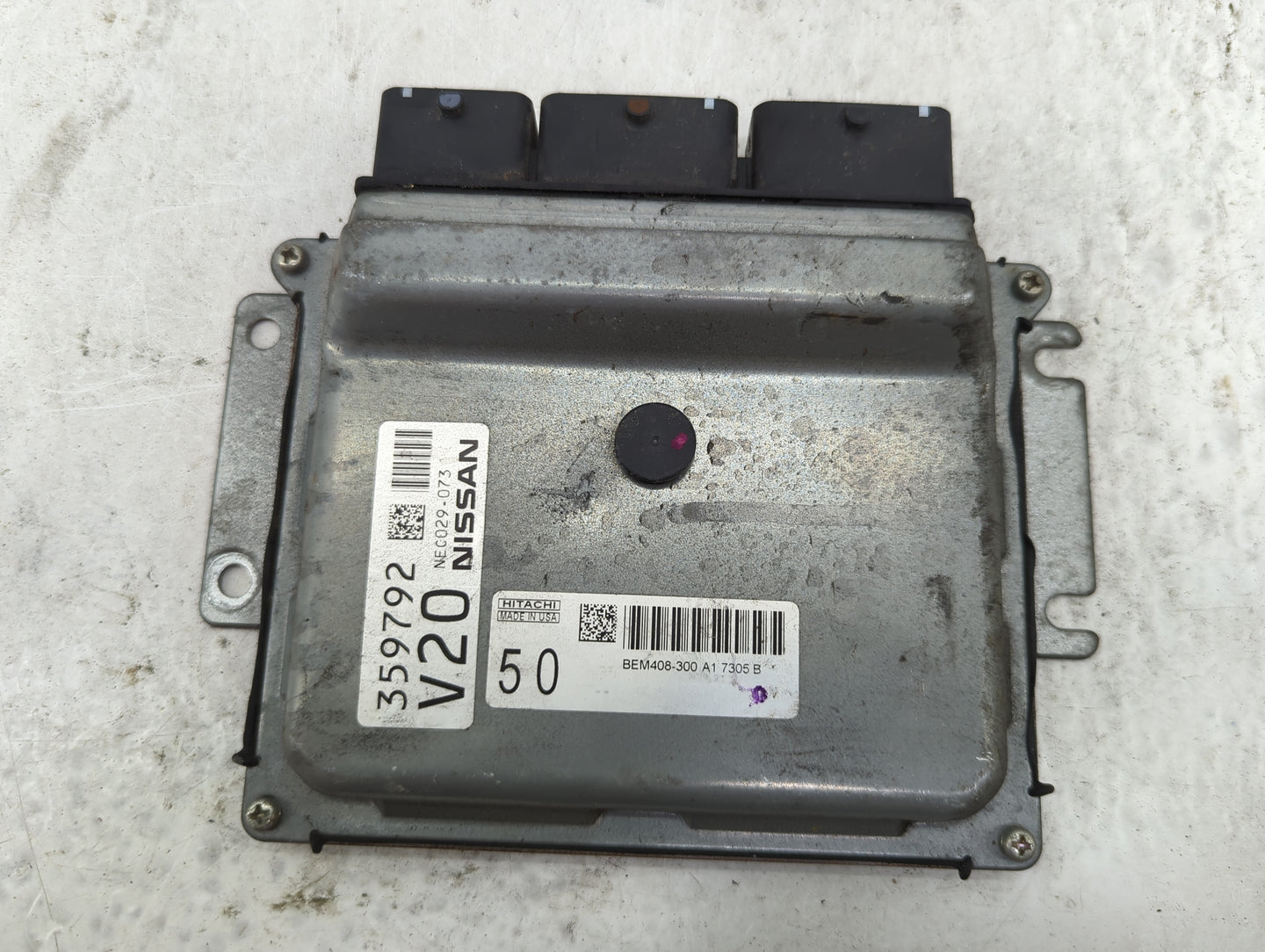 2016-2017 Nissan Altima PCM Engine Control Computer ECU ECM PCU OEM P/N:NEC029-073 BEM408-300 A1 Fits Fits 2016 2017 OEM Use