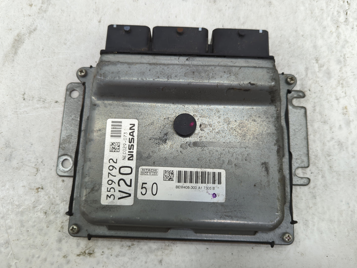 2016-2017 Nissan Altima PCM Engine Control Computer ECU ECM PCU OEM P/N:NEC029-073 BEM408-300 A1 Fits Fits 2016 2017 OEM Use