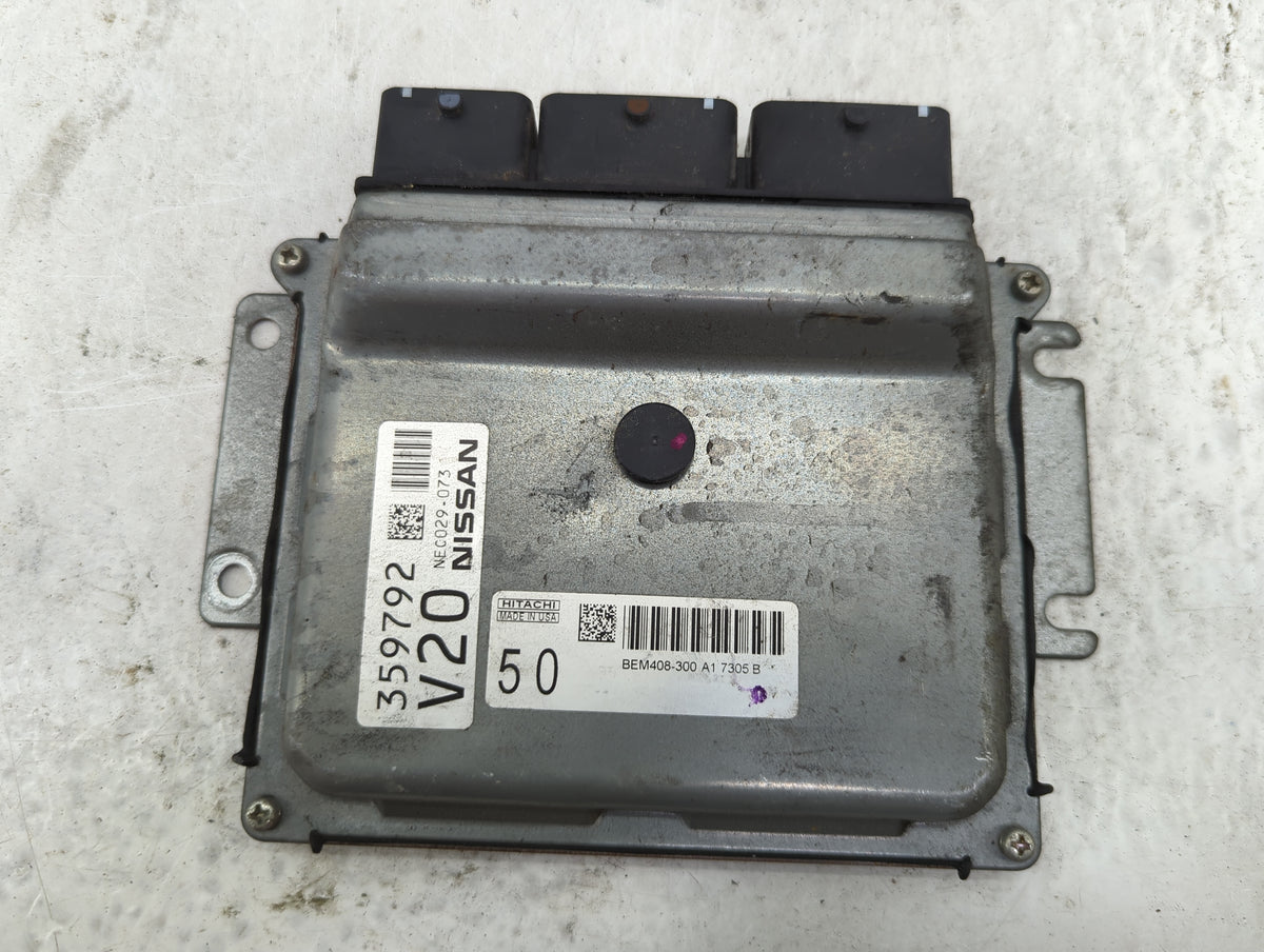 2016-2017 Nissan Altima PCM Engine Control Computer ECU ECM PCU OEM P/N:NEC029-073 BEM408-300 A1 Fits 2016 2017 OEM Used Aut