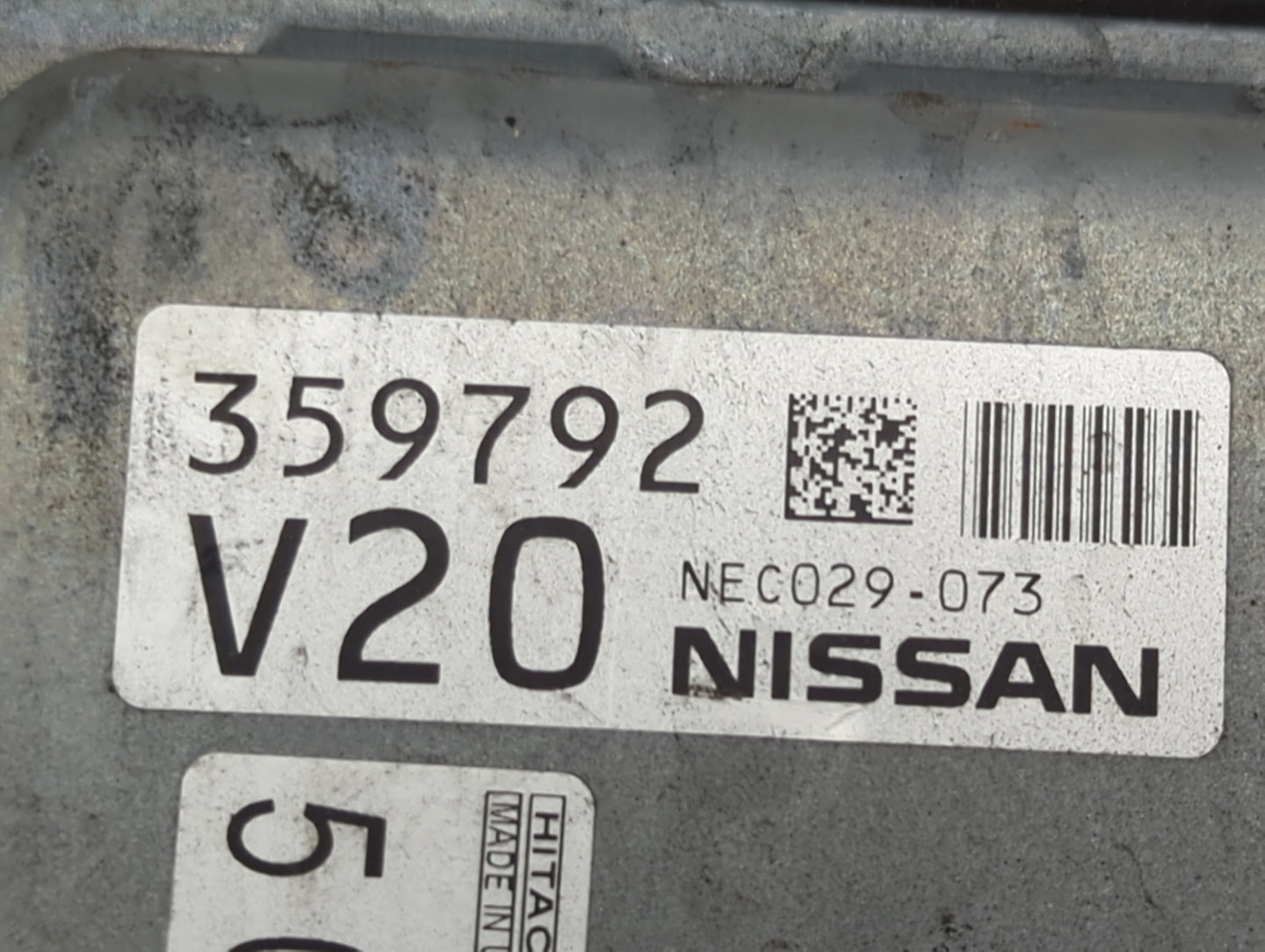 2016-2017 Nissan Altima PCM Engine Control Computer ECU ECM PCU OEM P/N:NEC029-073 BEM408-300 A1 Fits Fits 2016 2017 OEM Use