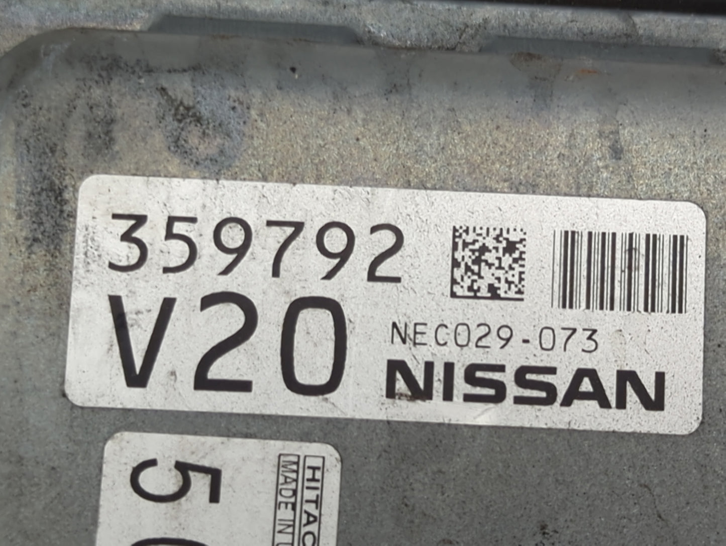 2016-2017 Nissan Altima PCM Engine Control Computer ECU ECM PCU OEM P/N:NEC029-073 BEM408-300 A1 Fits Fits 2016 2017 OEM Use