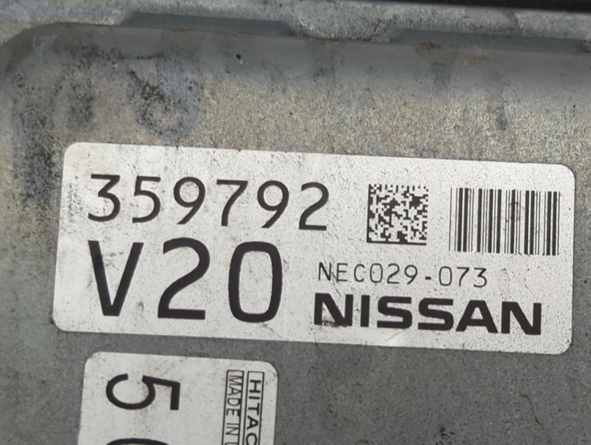 2016-2017 Nissan Altima PCM Engine Control Computer ECU ECM PCU OEM P/N:NEC029-073 BEM408-300 A1 Fits 2016 2017 OEM Used Aut