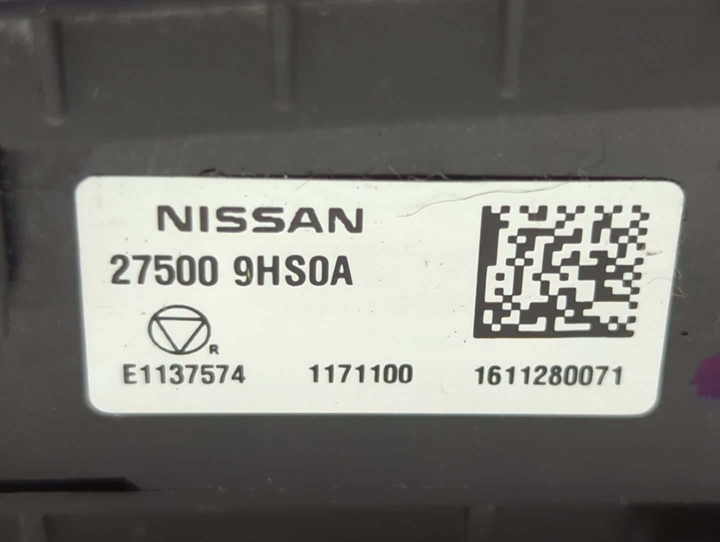 2016-2018 Nissan Altima Climate Control Module Temperature AC/Heater Replacement P/N:27500 9HS0A Fits Fits 2016 2017 2018 OE