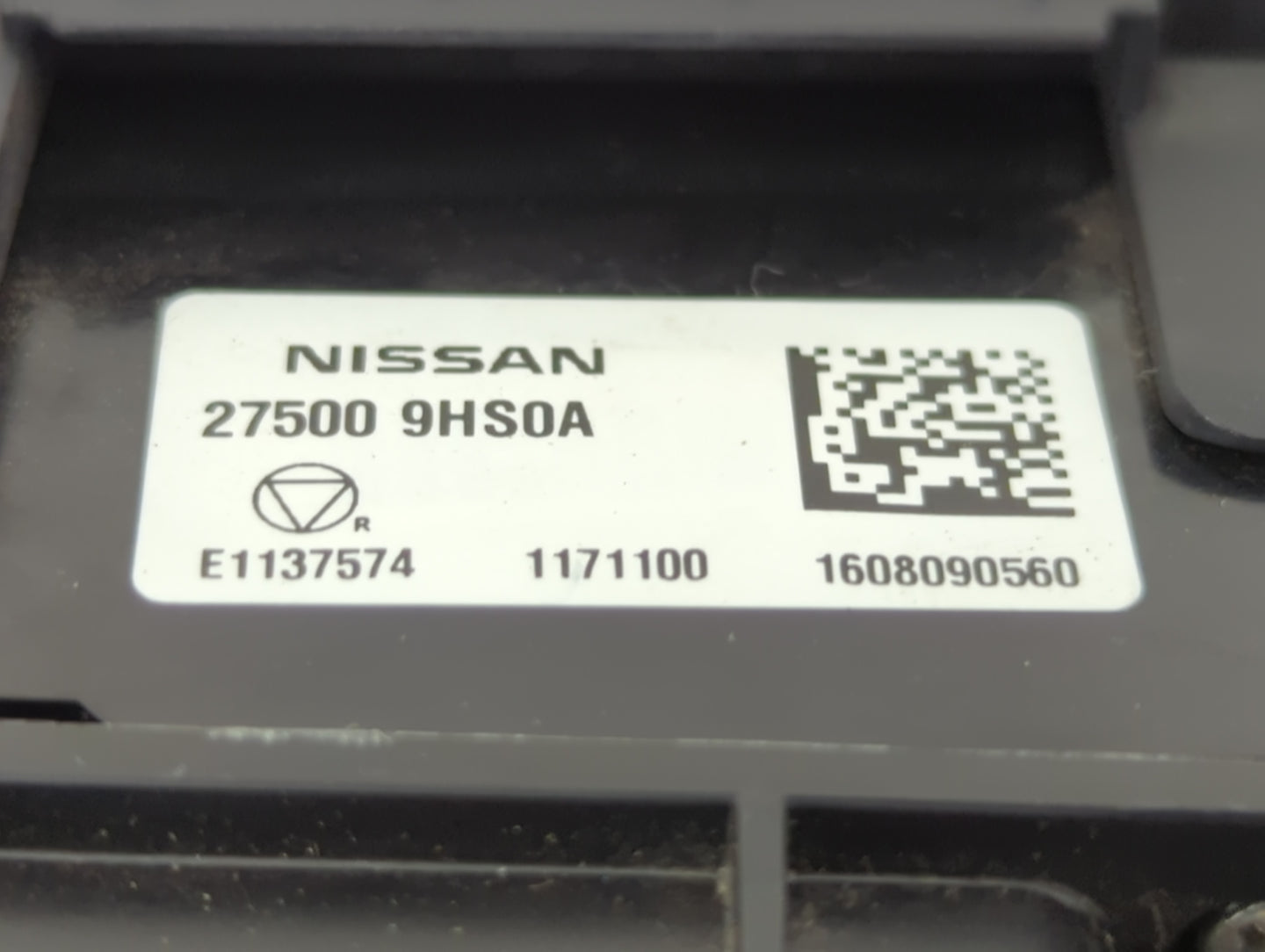 2016-2018 Nissan Altima Climate Control Module Temperature AC/Heater Replacement P/N:27500 9HS0A Fits Fits 2016 2017 2018 OE