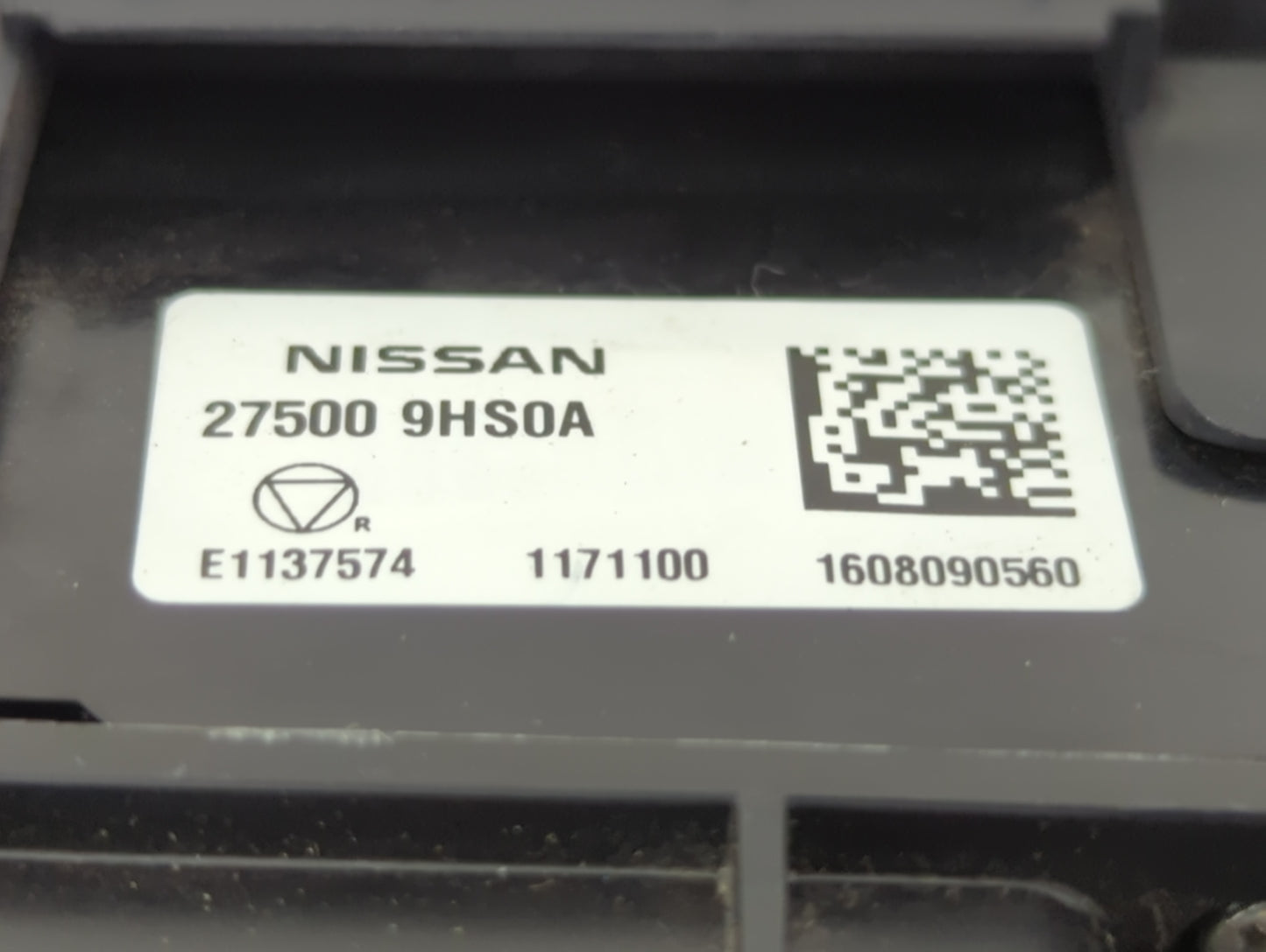 2016-2018 Nissan Altima Climate Control Module Temperature AC/Heater Replacement P/N:27500 9HS0A Fits Fits 2016 2017 2018 OE