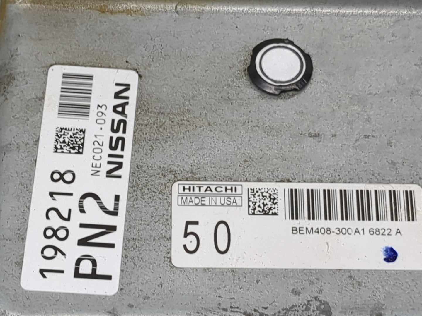2016-2017 Nissan Altima PCM Engine Control Computer ECU ECM PCU OEM P/N:BEM408-300 A1 NEC029-075 Fits Fits 2016 2017 OEM Use