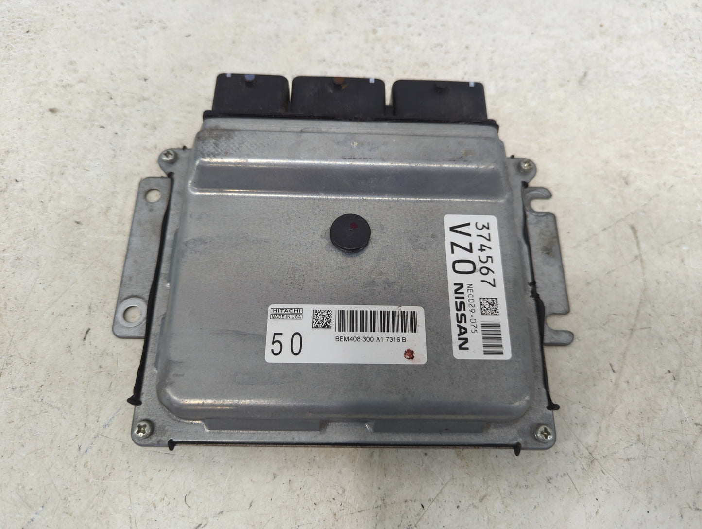 2016-2017 Nissan Altima PCM Engine Control Computer ECU ECM PCU OEM P/N:BEM408-300 A1 NEC029-075 Fits Fits 2016 2017 OEM Use
