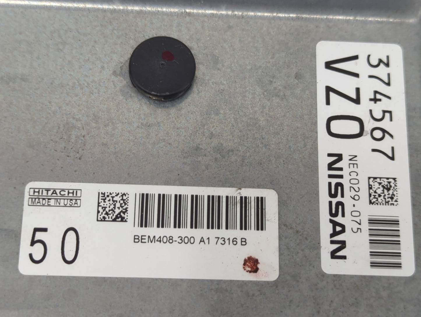 2016-2017 Nissan Altima PCM Engine Control Computer ECU ECM PCU OEM P/N:BEM408-300 A1 NEC029-075 Fits Fits 2016 2017 OEM Use