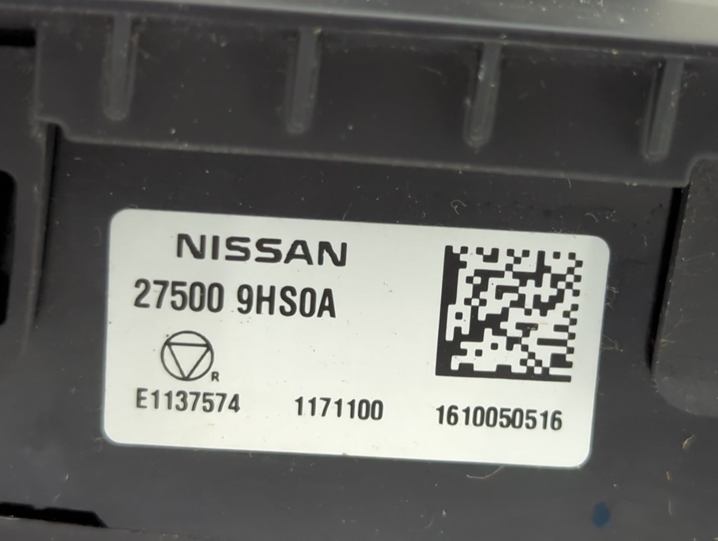 2016-2018 Nissan Altima Climate Control Module Temperature AC/Heater Replacement P/N:27500 9HS0A Fits Fits 2016 2017 2018 OE
