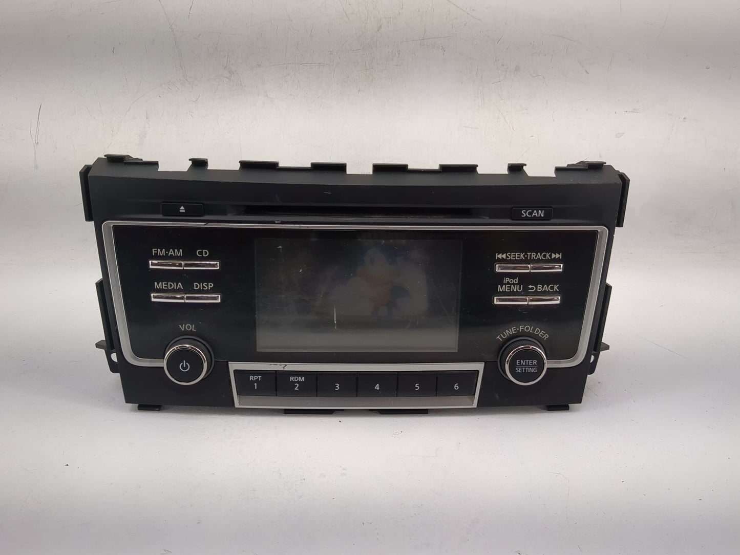 2017-2018 Nissan Altima Radio AM FM Cd Player Receiver Replacement P/N:281859HT1A CV-CN26N0GX Fits Fits 2017 2018 OEM Used A