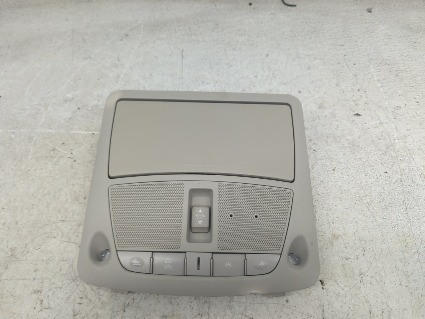 2017 Nissan Altima Overhead Roof Console Tan - Oemusedautoparts1.com