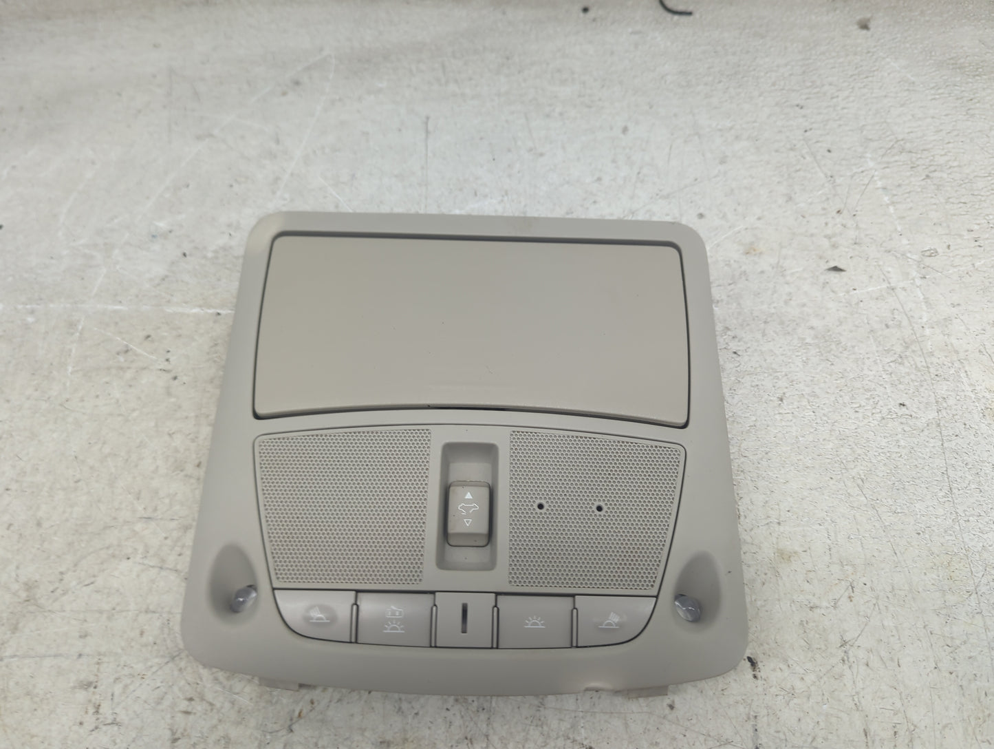 2017 Nissan Altima Overhead Roof Console Tan - Oemusedautoparts1.com
