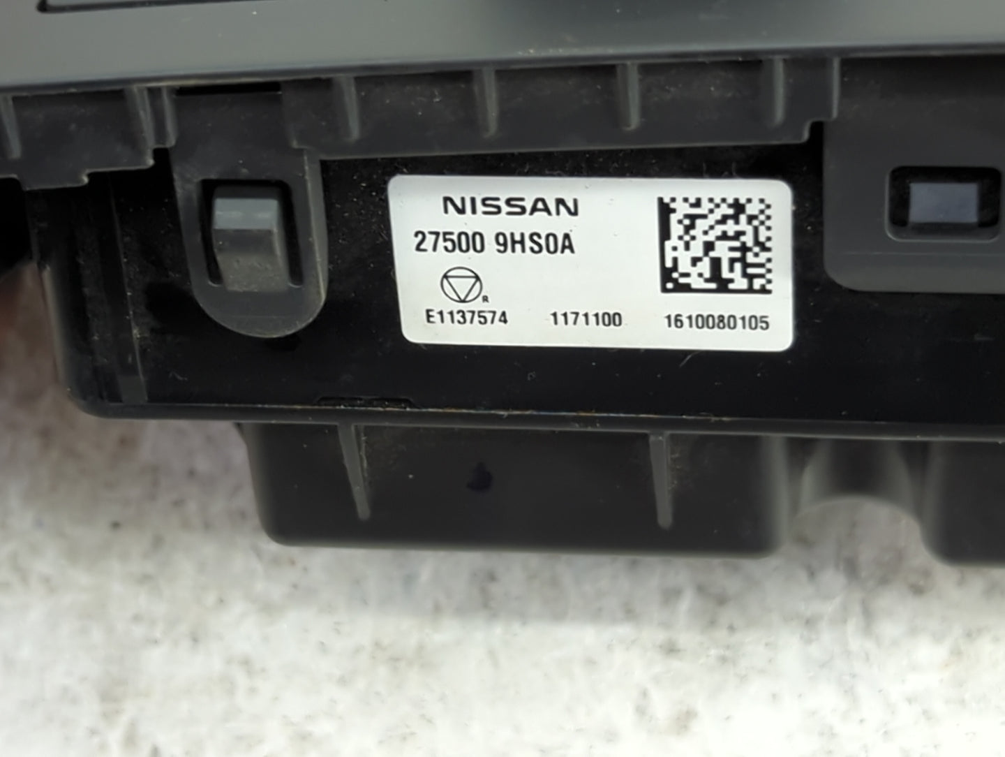 2016-2018 Nissan Altima Climate Control Module Temperature AC/Heater Replacement P/N:27500 9HS0A Fits Fits 2016 2017 2018 OE