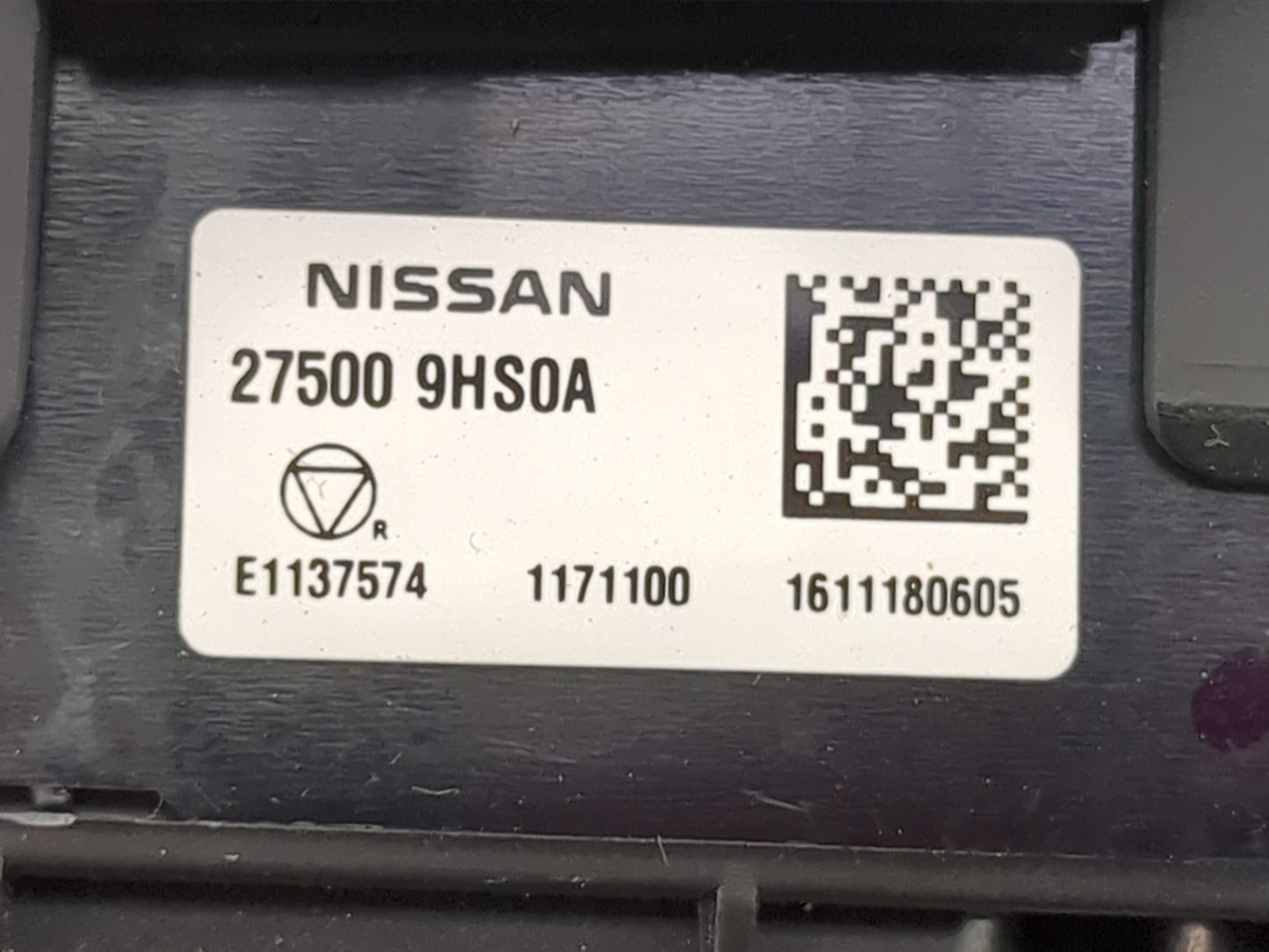 2016-2018 Nissan Altima Climate Control Module Temperature AC/Heater Replacement P/N:27500 9HS0A Fits Fits 2016 2017 2018 OE